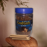 God Gift Dhoop Stick 100gm -Jar pack