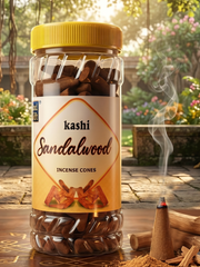 God Gift Sandalwood Dhoop Cones 400g – Jar Pack