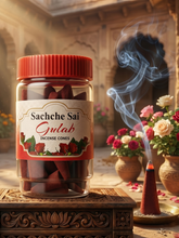 Sachche Sai Gulab Dhoop Cones 100g– Jar Pack