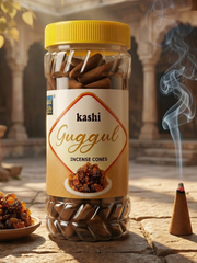 GOD GIFT GUGGUL DHOOP CONES 400G - JAR PACK
