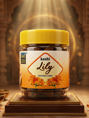 GOD GIFT LILY DHOOP CONES 200G - JAR PACK