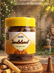 GOD GIFT SANDALWOOD DHOOP CONES 200G - JAR PACK