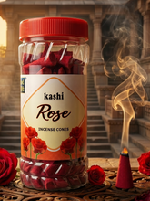 God Gift Rose Dhoop Cones 400g – Jar Pack