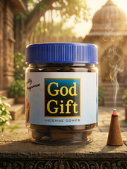 GOD GIFT DHOOP CONES 200G - JAR PACK