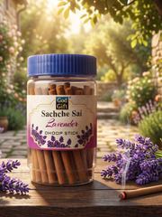 GOD GIFT SACHCHE SAI LAVENDER DHOOP STICKS 75G - JAR PACK
