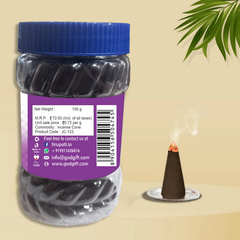 Sachche Sai Lavander Dhoop Cones 100g– Jar Pack