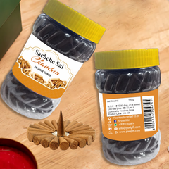 Sachche Sai Chandan Dhoop Cones 100g– Jar Pack