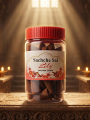 Sachche Sai Lily Dhoop Cones 100g– Jar Pack