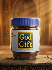 GOD GIFT DHOOP CONES 200G - JAR PACK