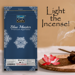 Blue Master Zipper Pouch Agarbatti