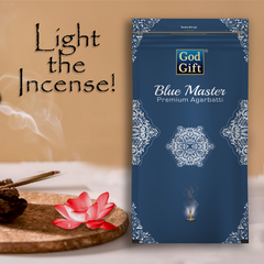 Blue Master Zipper Pouch Agarbatti
