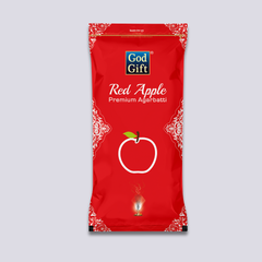 Premium Zipper Pouch Agarbatti - Red Apple