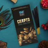 Premium Zipper Pouch Agarbatti - Crypto