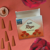 God Gift Dhoop Cone - Rose