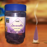 God Gift Lavender Dhoop Cones 120g – Jar Pack