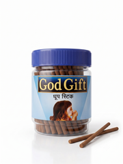 GOD GIFT DHOOP STICKS 150G - JAR PACK