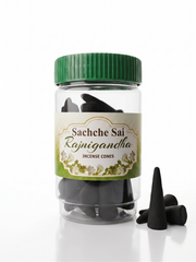 Sachche Sai Rajnigandha Dhoop Cones 100g– Jar Pack