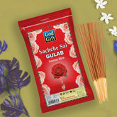 Sachche Sai Premium Zipper Pouch Agarbatti - Gulab
