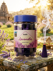 God Gift Lavender Dhoop Cones 120g – Jar Pack