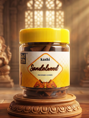 GOD GIFT SANDALWOOD DHOOP CONES 200G - JAR PACK