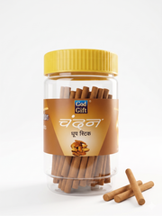 God Gift Chandan Dhoop Stick 100gm- Jar pack