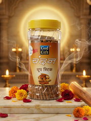 God Gift Chandan Dhoop Stick Jar – 300g