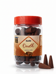 GOD GIFT OUDH DHOOP CONES 90G - JAR PACK