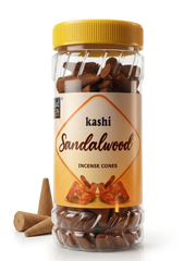 God Gift Sandalwood Dhoop Cones 400g – Jar Pack