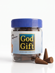 GOD GIFT DHOOP CONES 200G - JAR PACK