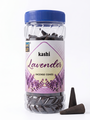 God Gift Lavender Dhoop Cones 400g – Jar Pack