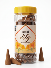 God Gift Lily Dhoop Cones 400g– Jar Pack