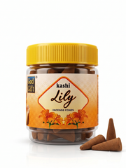 GOD GIFT LILY DHOOP CONES 200G - JAR PACK