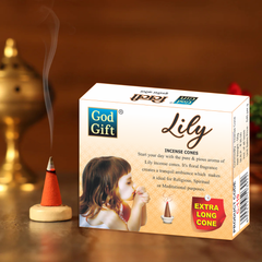 God Gift Dhoop Cone - Lily
