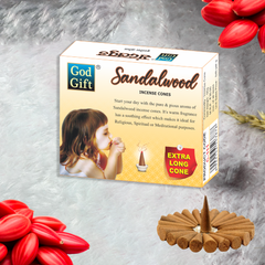 God Gift Dhoop Cone - Sandalwood