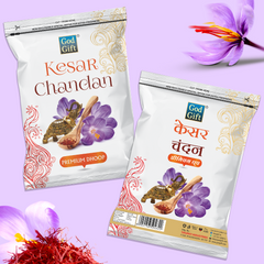 Premium Zipper Pouch Dhoop - Kesar Chandan