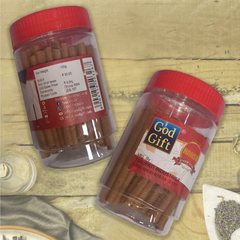 God Gift Hansa Dhoop Stick 100gm- Jar pack
