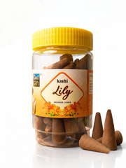 God Gift Lily Dhoop Cones 120g – Jar Pack