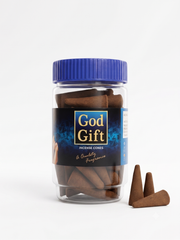 God Gift  Dhoop Cones 120g – Jar Pack