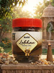 GOD GIFT LOBHAN DHOOP CONES 200G - JAR PACK