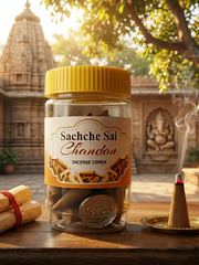 Sachche Sai Chandan Dhoop Cones 100g– Jar Pack
