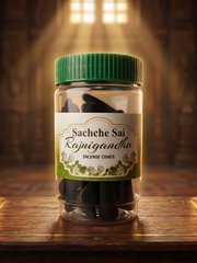 Sachche Sai Rajnigandha Dhoop Cones 100g– Jar Pack