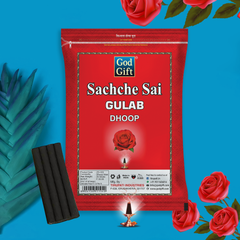Sachche sai zipper pouch dhoop - Gulab