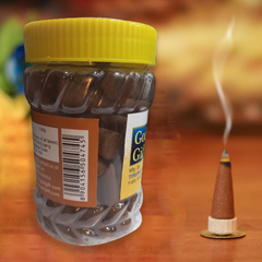 God Gift Sandalwood Dhoop Cones 130g – Jar Pack