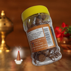 God Gift Sandalwood Dhoop Cones 130g – Jar Pack