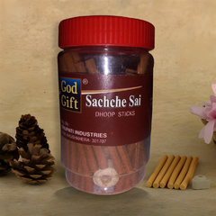Sachche Sai Shriddha Saburi Dhoop Stick 100gm -Jar pack
