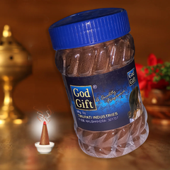 God Gift  Dhoop Cones 130g – Jar Pack