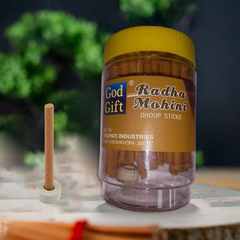 God Gift Radha Mohini Dhoop Stick 100gm -Jar pack