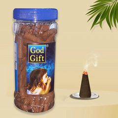 God Gift  Dhoop Cones 400g – Jar Pack