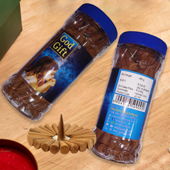 God Gift  Dhoop Cones 400g – Jar Pack