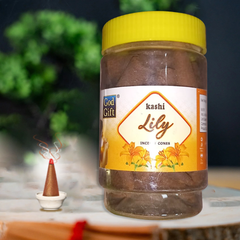 God Gift Lily Dhoop Cones 130g – Jar Pack